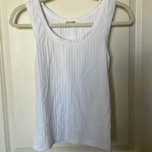Free people white tank top small